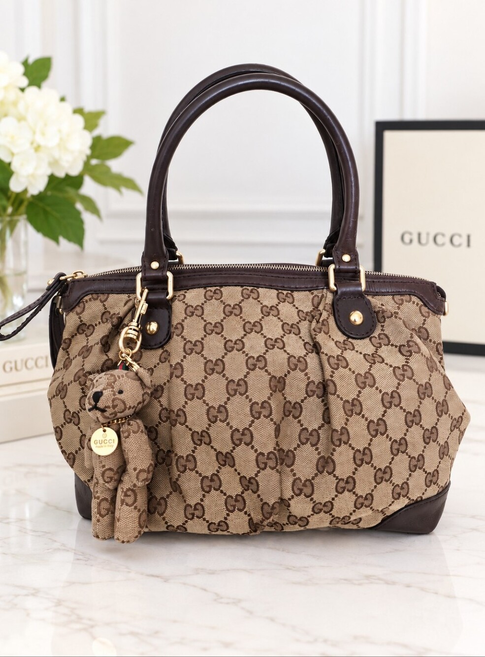 Gucci GG Canvas Sukey Handbag